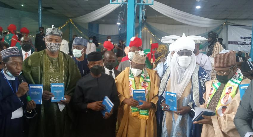 Osinbajo Unveils book in BUK