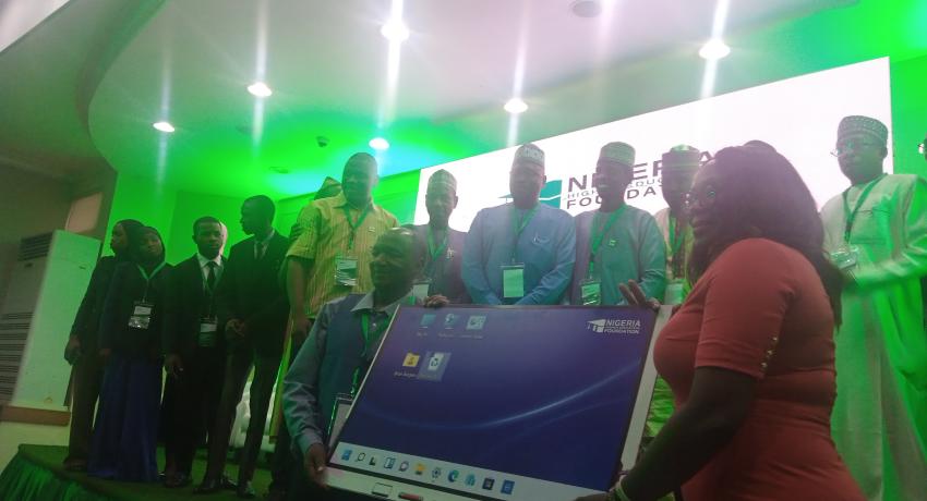 BUK Team receiving the award