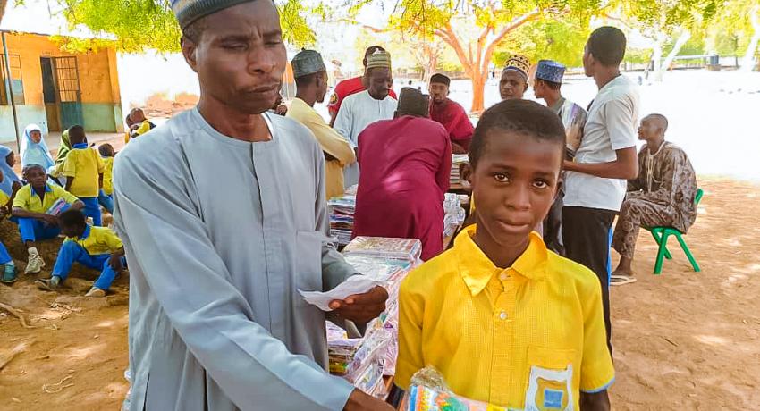 Distribution of educational materials